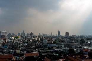 Panoramablick vom goldenen Berg